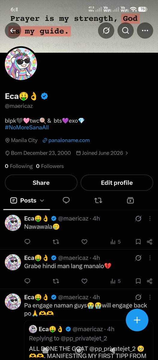 zeneell's tweet photo. Hallo GA Community😭. Na 🍣 lang naman ang old account ko😭. Pa follow back naman plueseee🙏🙏. https://t.co/zso6JnsMif