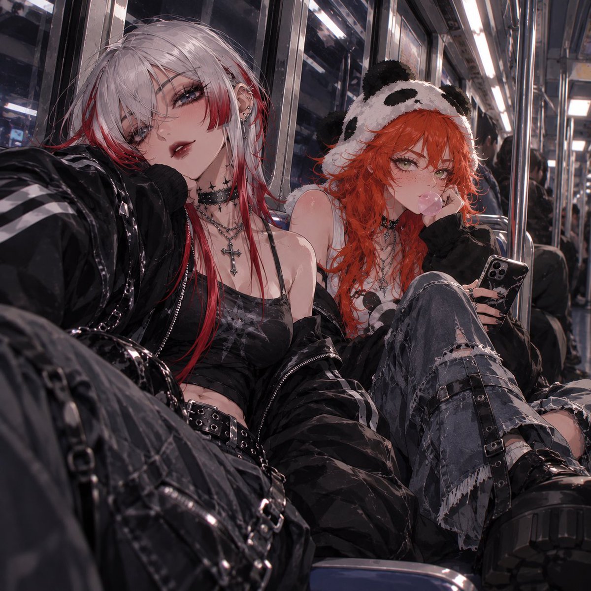 eli56eli65's tweet photo. 🧡two girls, one train, zero plans. 🚇✨
@_Yume_808 https://t.co/mWiDMkKp4C