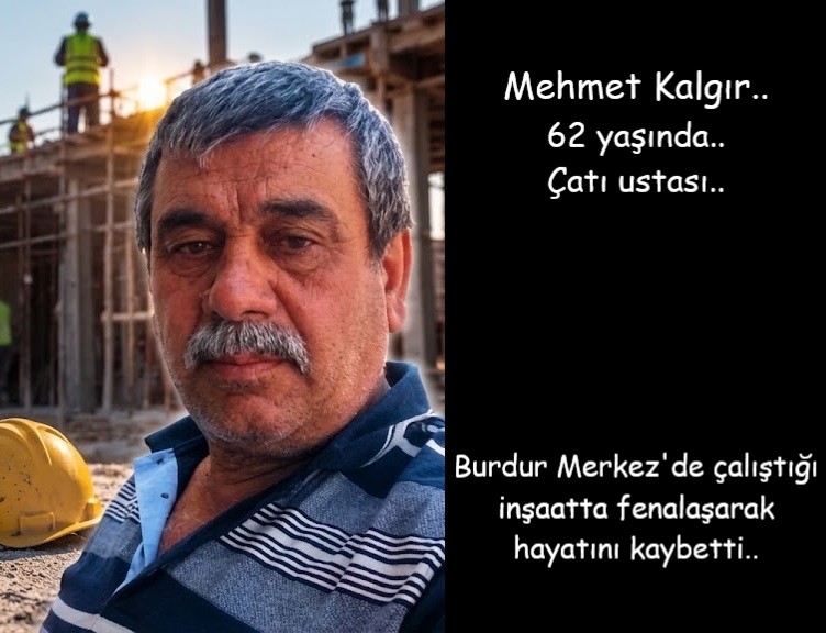 isigmeclisi's tweet photo. Mehmet Kalgır..
62 yaşında, çatı ustası..
Burdur Merkez'de çalıştığı inşaatta fenalaşarak hayatını kaybetti.. https://t.co/apACDRKVuH