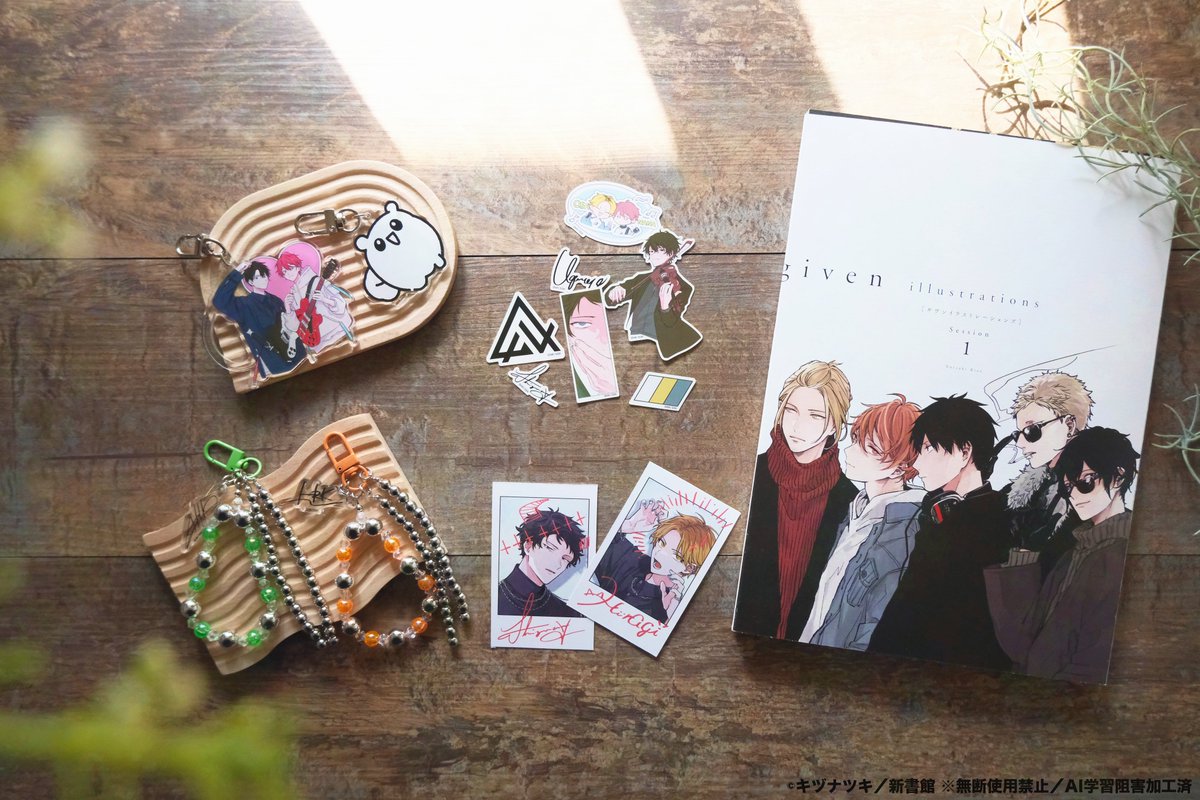 given___INFO's tweet photo. 📢今週のℕ𝕖𝕨𝕤📢
ーーーーー
「#ギヴン」に関連する今週の主なニュースをご紹介🙌
ーーーーー
*＼News.1／*
「原作グッズ・コレクション第2弾」事後通販決定‼️🛍️✨
 
/／
10月1日（木）12時ごろ～
ギヴン公式BOOTHにて販売開始‼️
\＼
 
全国アニメイト7店舗で開催された
「原作グッズ・コレクション第2弾」の事後通販が決定👏✨
イラスト集第2弾のカバーイラストをはじめ、
原作イラストを使用した人気グッズをご用意しています🎸🛍️ˎˊ˗
買い逃してしまった方も、この機会をお見逃しなく👀💕
 
📅販売開始：10月1日（木）12時ごろ～
📦商品お届け：2026年10月下旬～順次
🛒販売サイト：ギヴン公式BOOTH▼
https://t.co/g3l6yWekLo