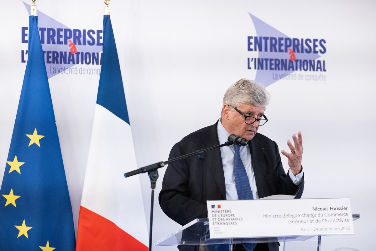 N_Forissier's tweet photo. Hier, j’ai réuni plus de 350 chefs d’entreprise, représentants de la #TeamFranceExport et parlementaires.

Une ambition : retrouver l’esprit de conquête, ouvrir de nouveaux marchés et donner à nos entreprises les moyens de gagner à l’international.

Le travail continue ! 🇫🇷 https://t.co/savdXi0lG6
