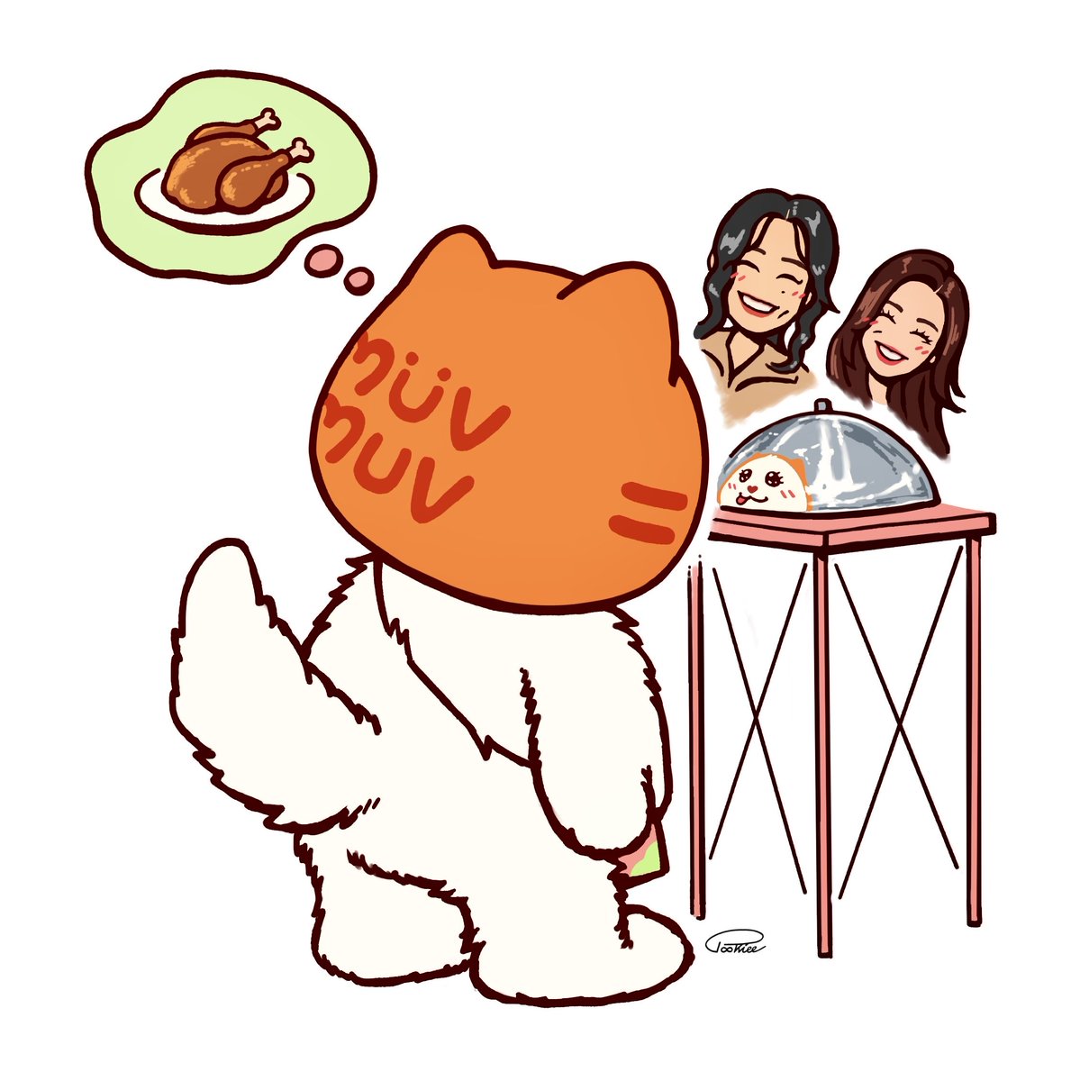 pookiee_art's tweet photo. รีเฟลคชั่นที่น่าร้ากที่สุดในโลกกก 🧡💚💖🥺🤏🏻

#มิ้ลค์เลิฟ #MilkLove #MUVMUV https://t.co/xeBDi4cweG
