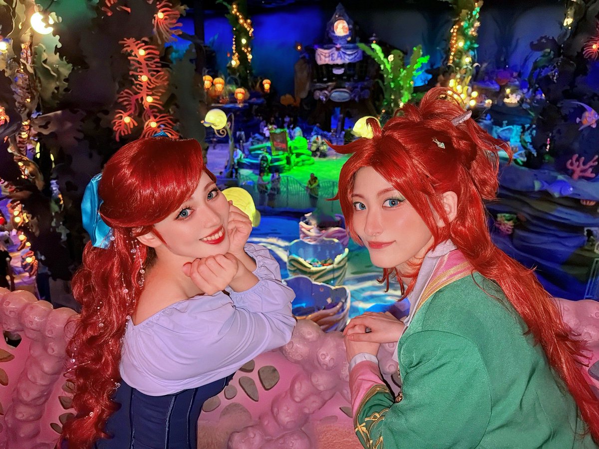 okamix123's tweet photo. 2026/09/20🌊

🫧      
　アリエル &amp; リエーレ
　　　　　　　　　　🫧

#Dハロ仮装2026 
#Dハロ仮装 https://t.co/ey85qyXN3A