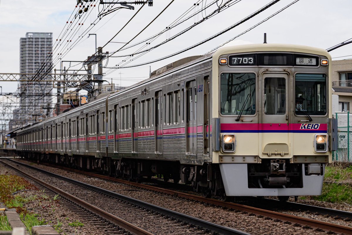 Mee_taimori's tweet photo. 2026.09.25(金)
7701F 臨時回送
今回は01Fが伴車を担当！03Fは以前撮影したので幌付き回送2編成とも撮影出来ました✌️ https://t.co/krFp2LuCr0