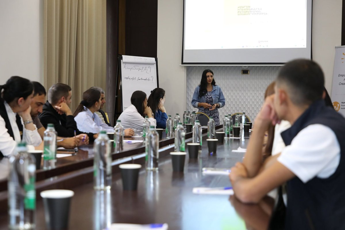 CanadaArmenia's tweet photo. 🇨🇦🇦🇲 Proud to support @NgoShams via #CFLI to empower Yezidi women and youth in Armenia! The 5-day Human Rights Camp wrapped up with great advocacy plans for education, rights and culture. https://t.co/PtDLwi437i