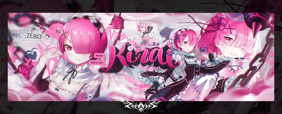 Zappyviz's tweet photo. • Client work 
• Ram (Rezero ) Header 
• Kirai 

Port : https://t.co/XNodoqXkmm 
Server: https://t.co/l45u0EdkQB 

Hit A DM for urs 📩 https://t.co/SPMpsEjRCb