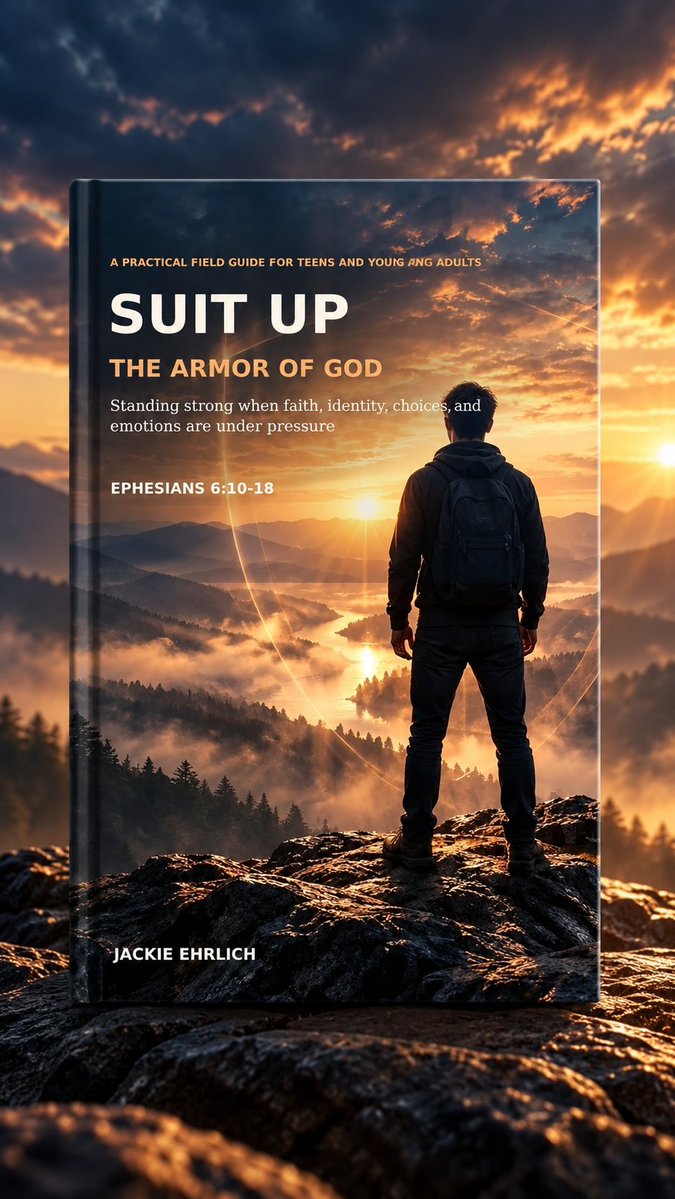 jehrlich7's tweet photo. Okay…I did a thing! 😮💙

Suit Up: A Practical Guide to the Armor of God is officially available in paperback and Kindle!

Created to help teens and young adults apply God’s truth to real-life battles and stand firm.

https://t.co/Sv5JLYGqlK

#ArmorOfGod #ChristianBooks https://t.co/GsxtFhQ1oZ