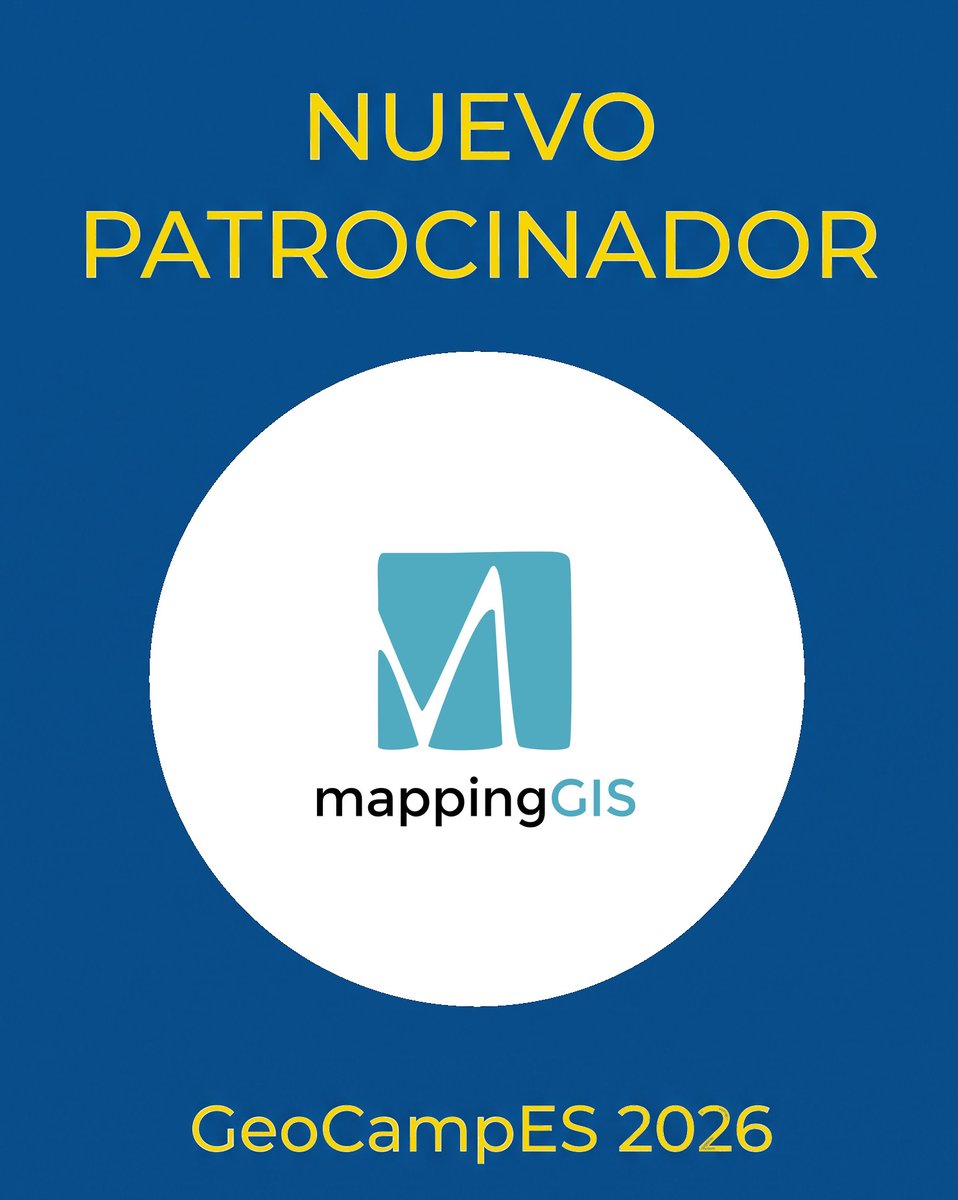 geocampes's tweet photo. Damos la bienvenida a @mappinggis como patrocinador oficial. 

Referentes en formación técnica especializada en GIS, bases de datos espaciales y desarrollo web mapping.

¡Muchísimas gracias por apoyar!

📍 3 de octubre, Asturias   
🔗 Info e inscripciones: https://t.co/suGUg2iIp0 https://t.co/Tn5i1Lwhvi