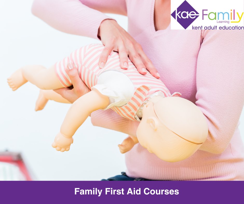 KentAdultEd's tweet photo. Would you know what to do in an emergency involving your child or baby? Our Family First Aid and First Aid for Babies courses are here to give parents and carers the skills and confidence to act quickly when it matters most.
👉https://t.co/Xdyh4IG8MF
#KentAdultEducation #FirstAid https://t.co/85pgFpM2UX
