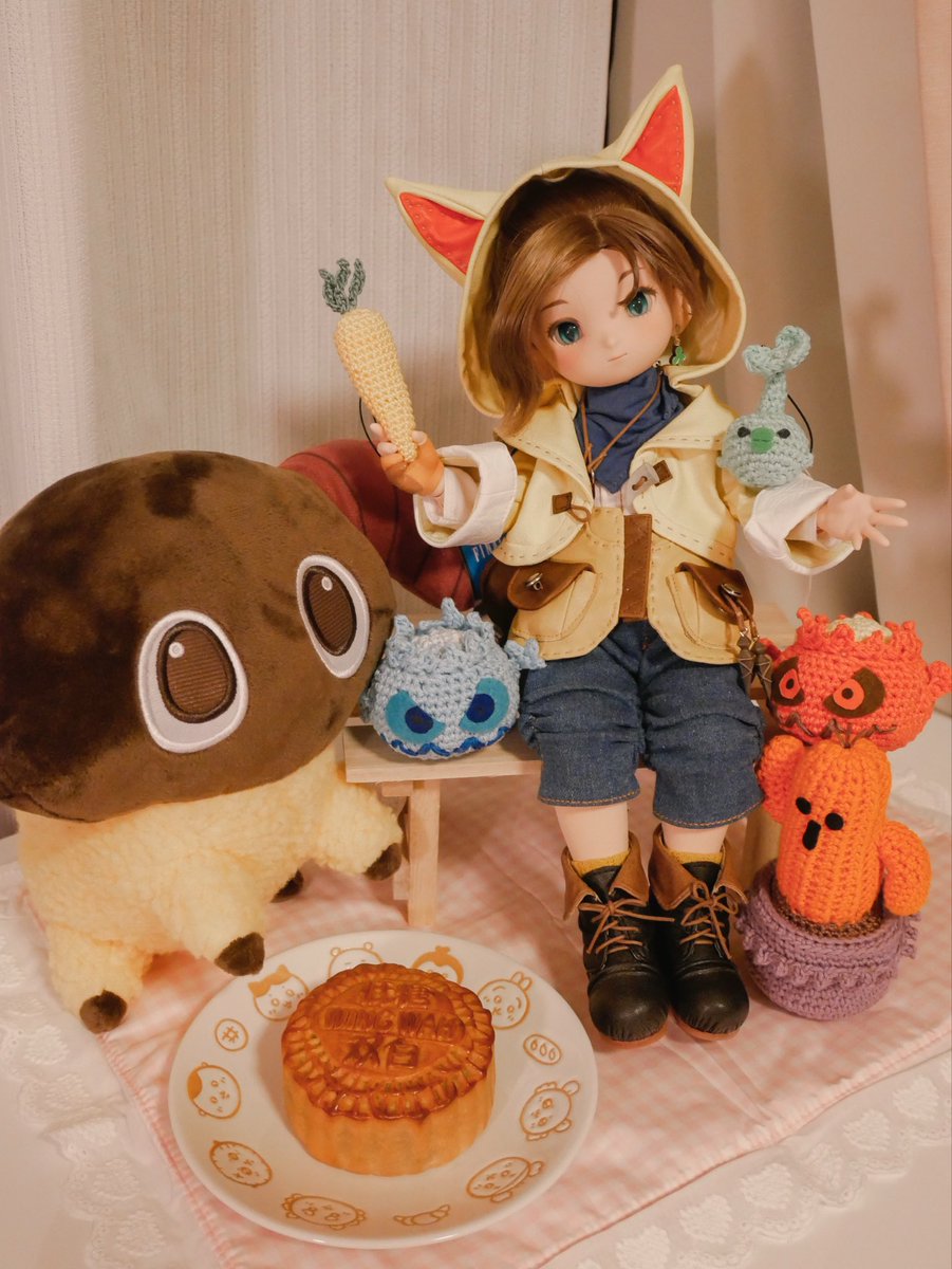 succubusmiho's tweet photo. 月餅食べる？🥮🌕

ミニオン @MASKcatNikukyu 
#うちの子かわいい 
#クルル
#ffxiv https://t.co/iMTZ9IU0QB
