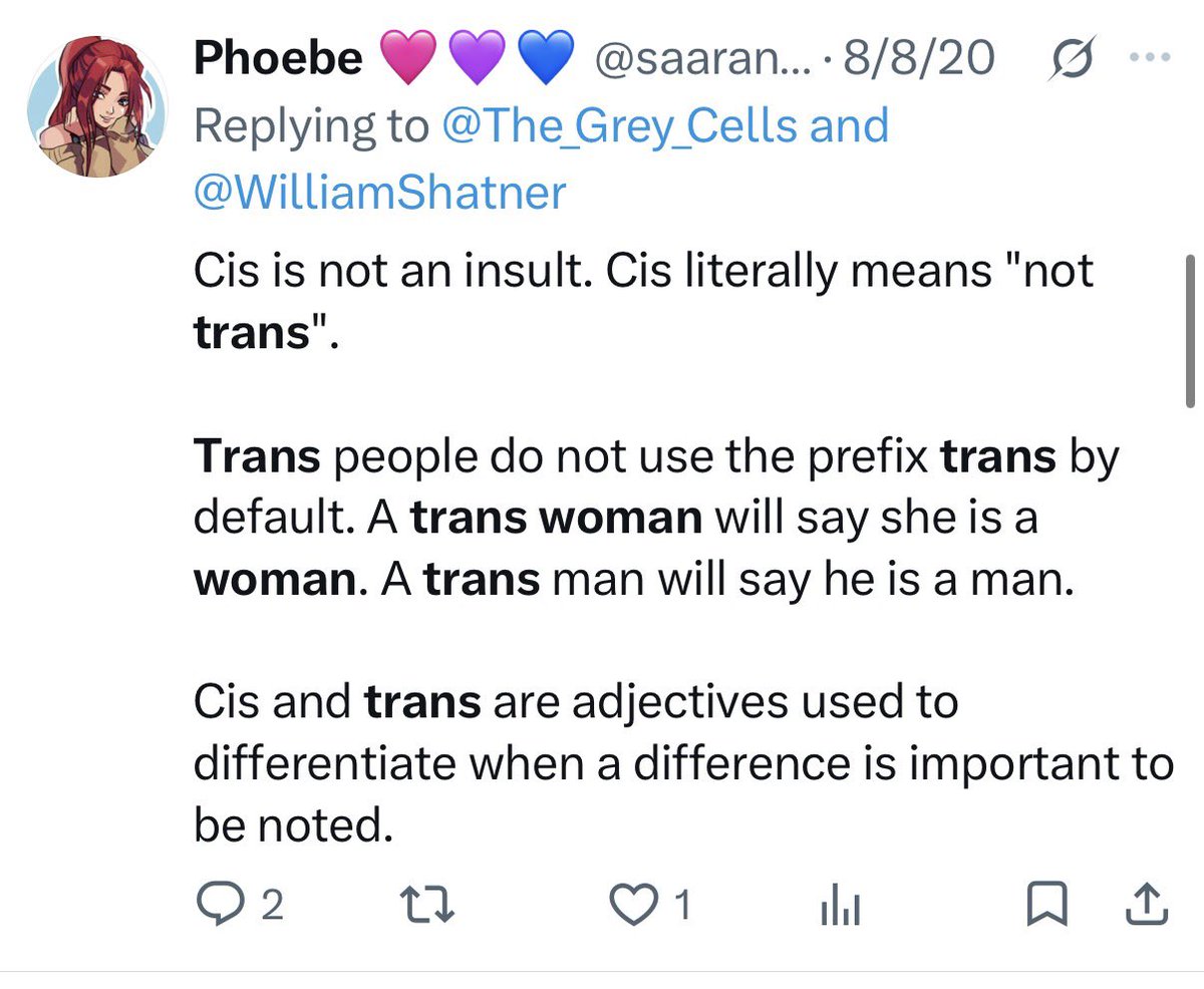 TheRealBrandWiz's tweet photo. Woman are NOT defined by “not being trans.” We don’t need extra adjectives. https://t.co/ROSBQek6Ky
