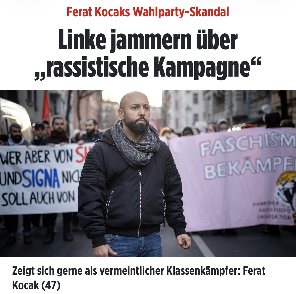 queru_lant's tweet photo. Wenn man die Verbindungen des Kurden Ferat Koçak zum organisierten Verbrechen aufdeckt, ist das für die Linken eine „rassistische Kampagne“.

Stellt euch mal das hysterische Gekreische vor, wenn etwas ähnliches über einen AfD-Bundestagsabgeordneten bekannt geworden wäre. Das öffentliche Leben wäre zusammengebrochen.