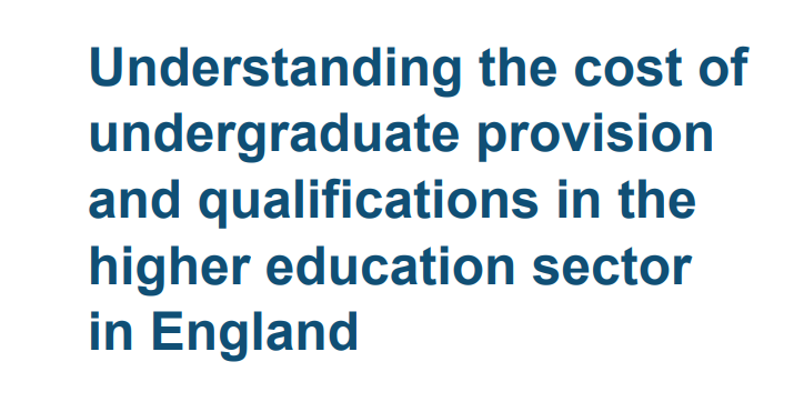 EdwardEGibbon's tweet photo. In exciting news for about five people, KPMG have produced a new report for the Department of Education on the cost of teaching university degrees. Thread on some points of interest, especially the financial crisis engulfing English Higher Education. https://t.co/PX5hxYli8q