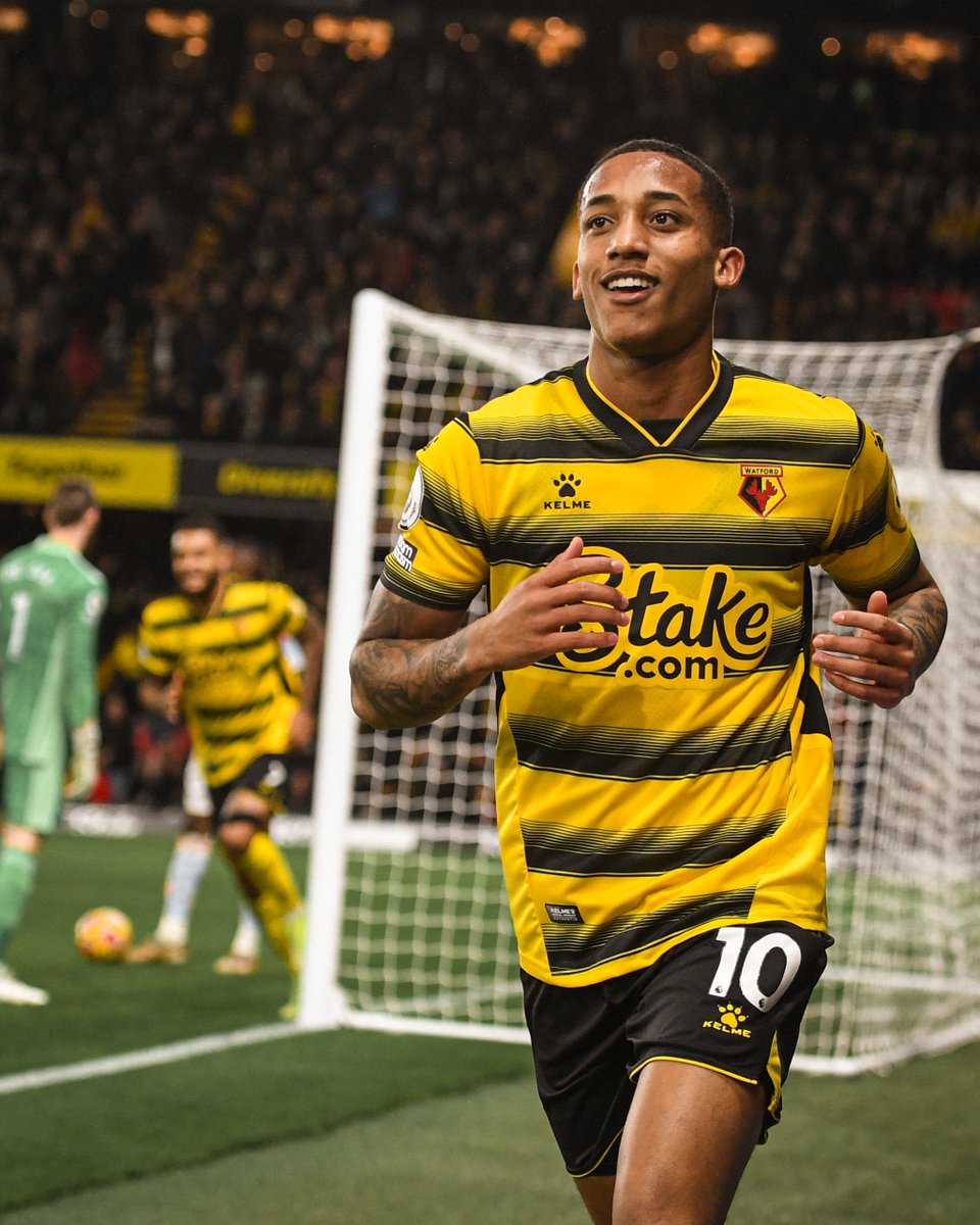 WatfordFC's tweet photo. Certified Golden Boy 🫡🐝

Happy birthday, João Pedro! 💛 https://t.co/nySMbXVbK0
