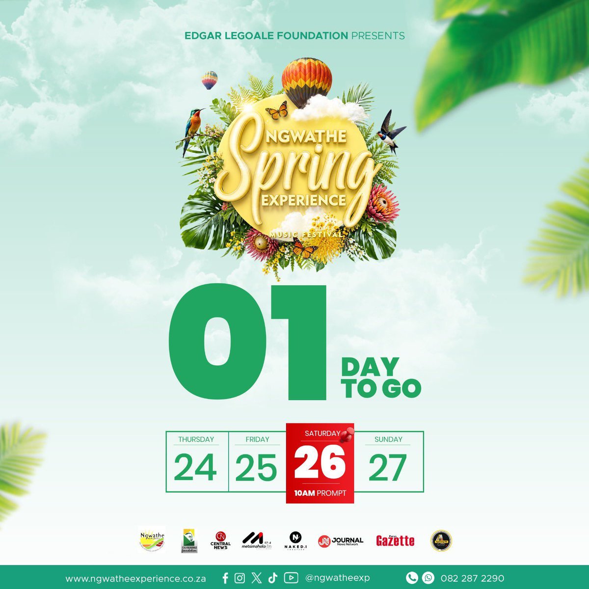 Manyangila's tweet photo. Tomorrow we’re outside! 🔥🌸 Big music, big vibes and memories loading. Parys, let’s make it one for the books! 🥳🎶 #NgwatheSpringExperience https://t.co/FGDviOBH8Z