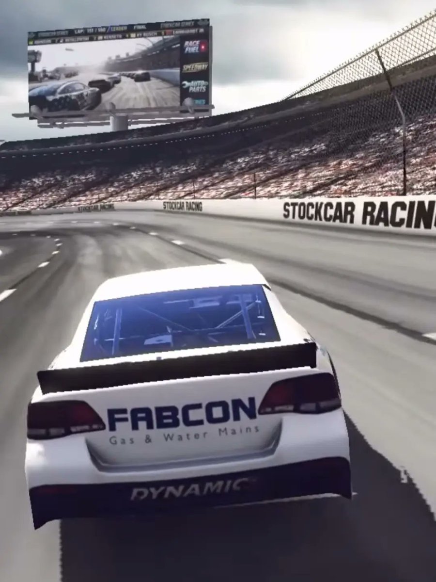 RethaDavevy's tweet photo. Did anyone else notice the big screen? @stockcarracinggame https://t.co/SldBFo0ol2
