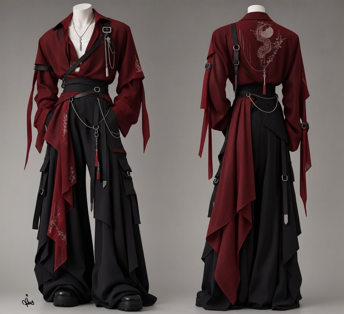 gothicornate_'s tweet photo. dark couture, where elegance meets a little rebellion https://t.co/NCmIzDfjzp