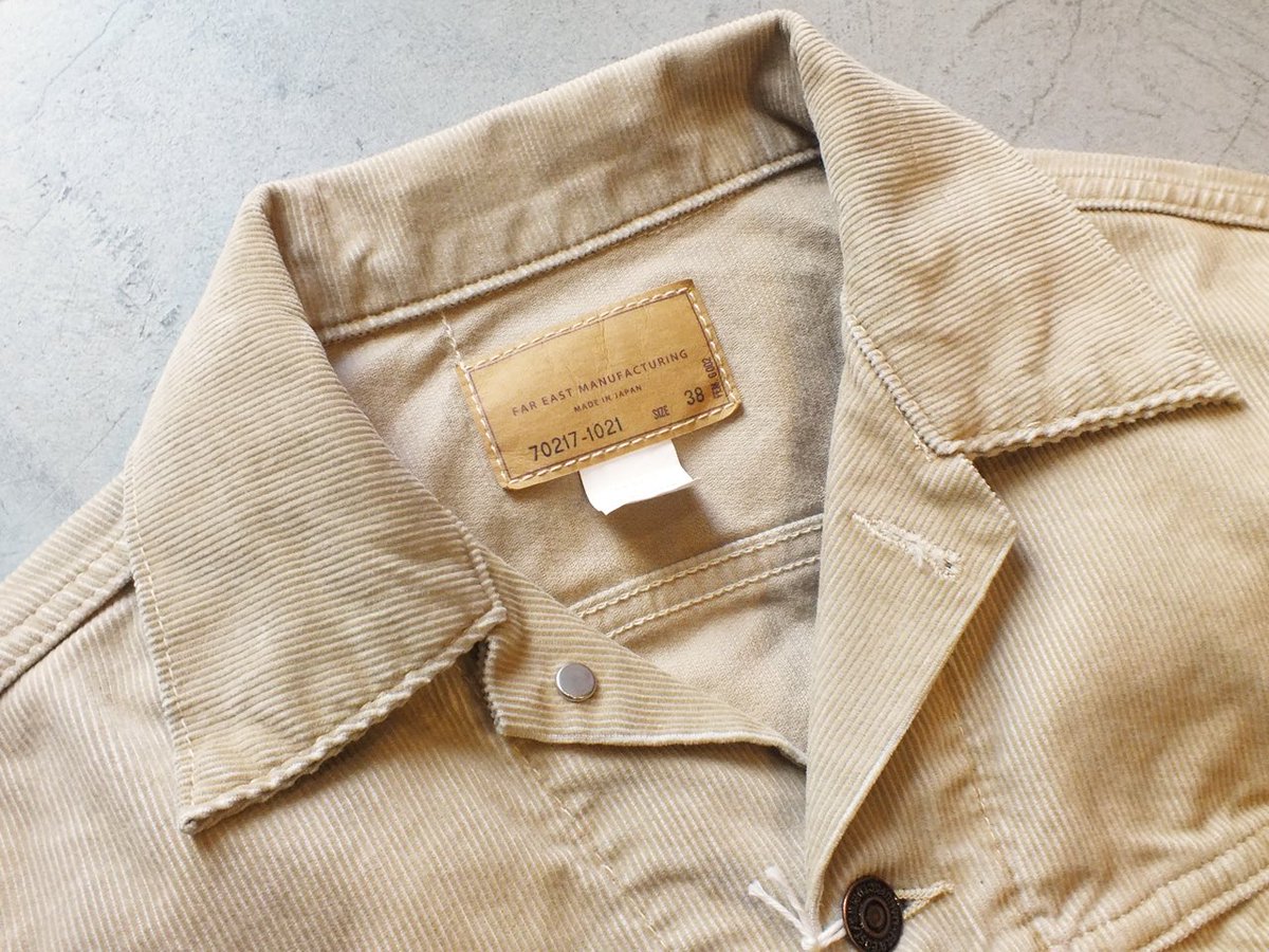 SAPPOROBASE's tweet photo. FEM TRUCKER JACKET / TYPE 70505 CORDUROY
https://t.co/QLMEWkFEoi
#levis #リーバイス
#FarEastManufacturing
#standardcalifornia #HTC
#resolute #リゾルト
#tes #fidelity #bendavis #champion
#cookman #healthknit
#tcbjeans #wrangler #lee #vans
#towncraft #thriftylook
#アメカジ #札幌 https://t.co/IJkYaggRgr
