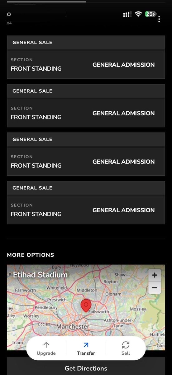 mmaamZn's tweet photo. @Bluemoonie4 Hi everyone! I have 4 extra  tickets available for sale for the Oasis Live ‘27 at Manchester, United Kingdom Etihad Stadium 
I accidentally purchased more tickets than needed during the rush, so I'm looking to sell the extras.
Send me a dm if you are interested https://t.co/2DS3cWJPd6
