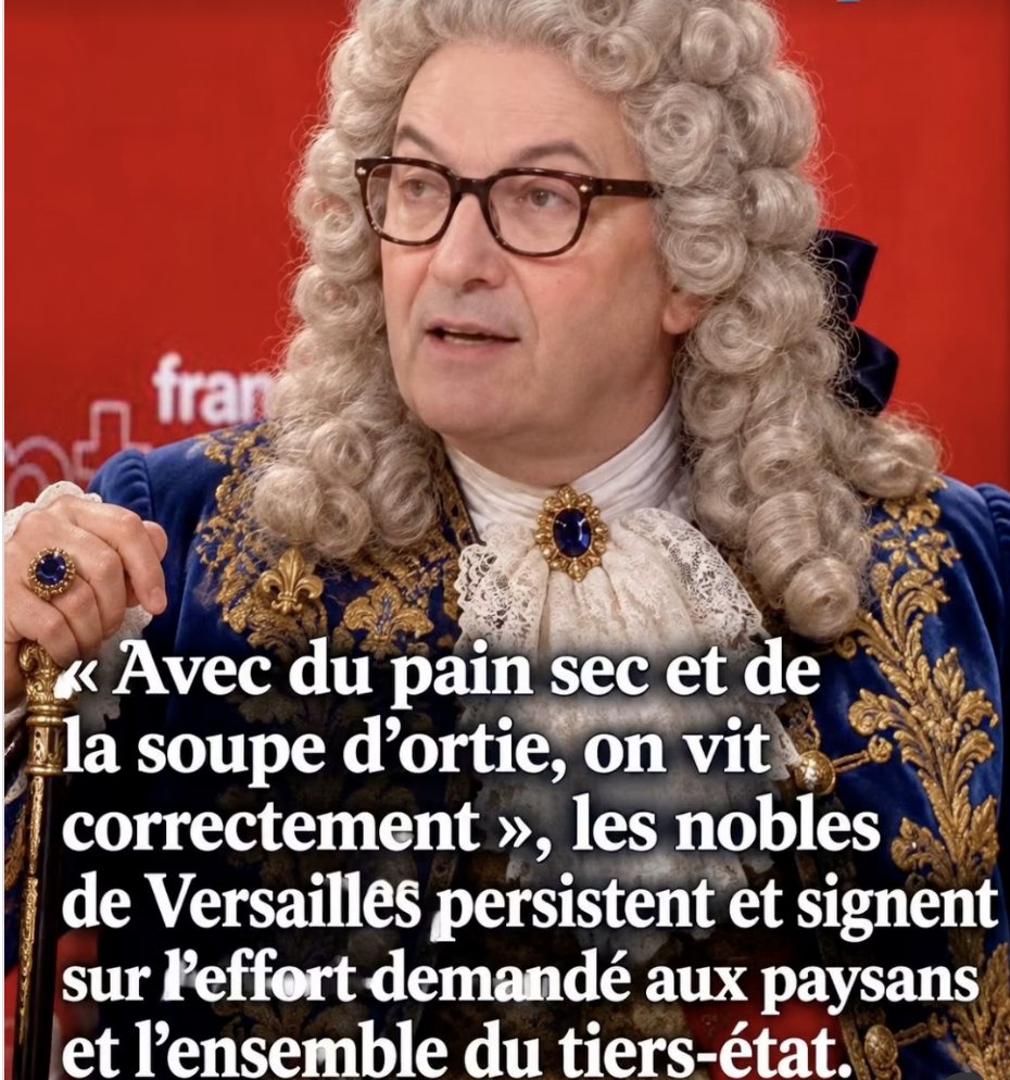 ChLECHEVALIER's tweet photo. MESSAGE AUX GUEUX DE LA PART
                             DE ROLAND LESCURE, 
                     MINISTRE DU ROI À L'AGONIE