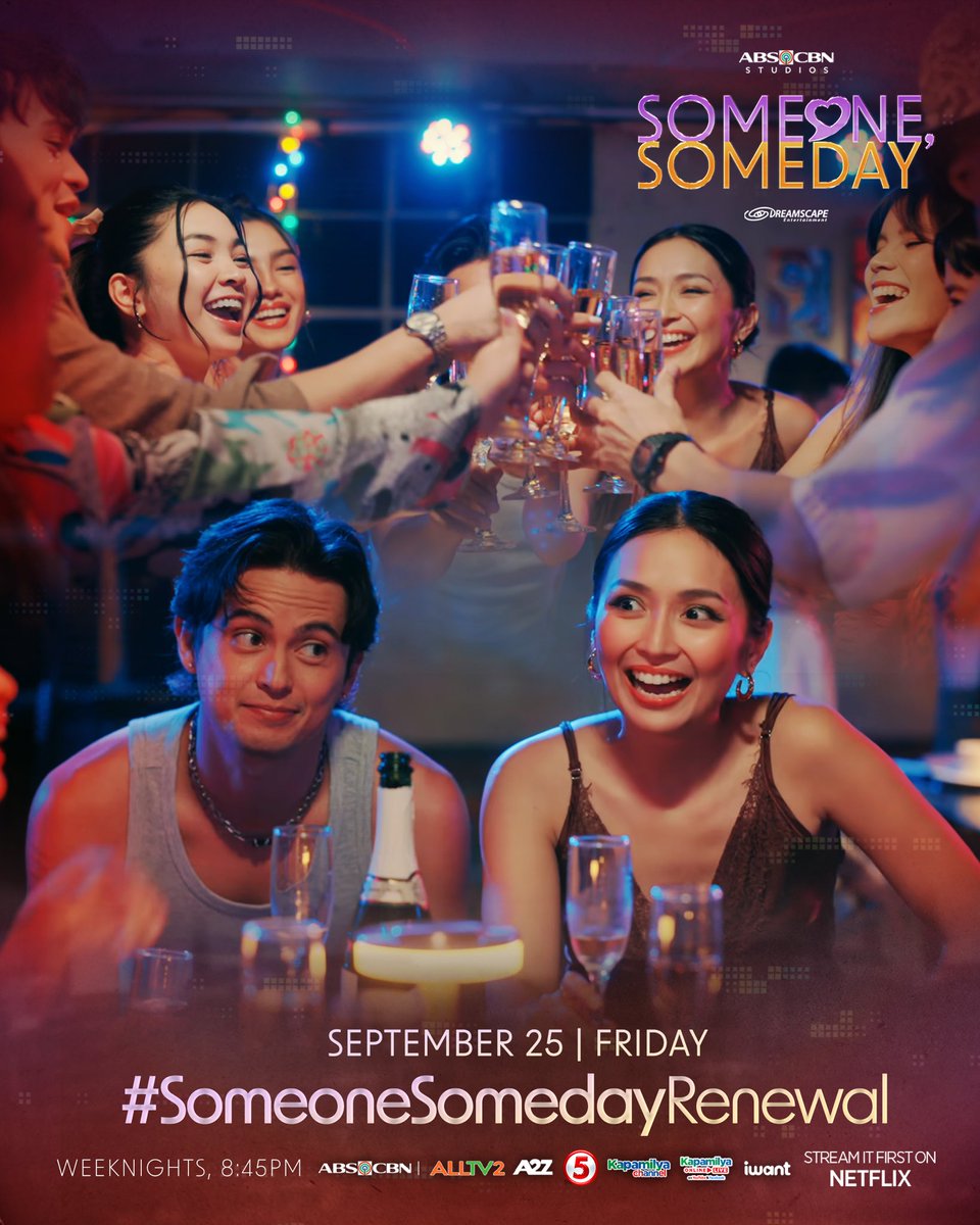 DreamscapePH's tweet photo. Tuloy-tuloy na ba ang success ng Lovelist? Abangan tonight sa #SomeoneSomedayRenewal💜✨

#SomeoneSomeday, Weeknights, 8:45PM sa ABS-CBN sa ALLTV2, TV5, A2Z, Kapamilya Channel, at Kapamilya Online Live sa YouTube at Facebook. Stream it first on Netflix and 48hours in advance https://t.co/OkeKjKqt25