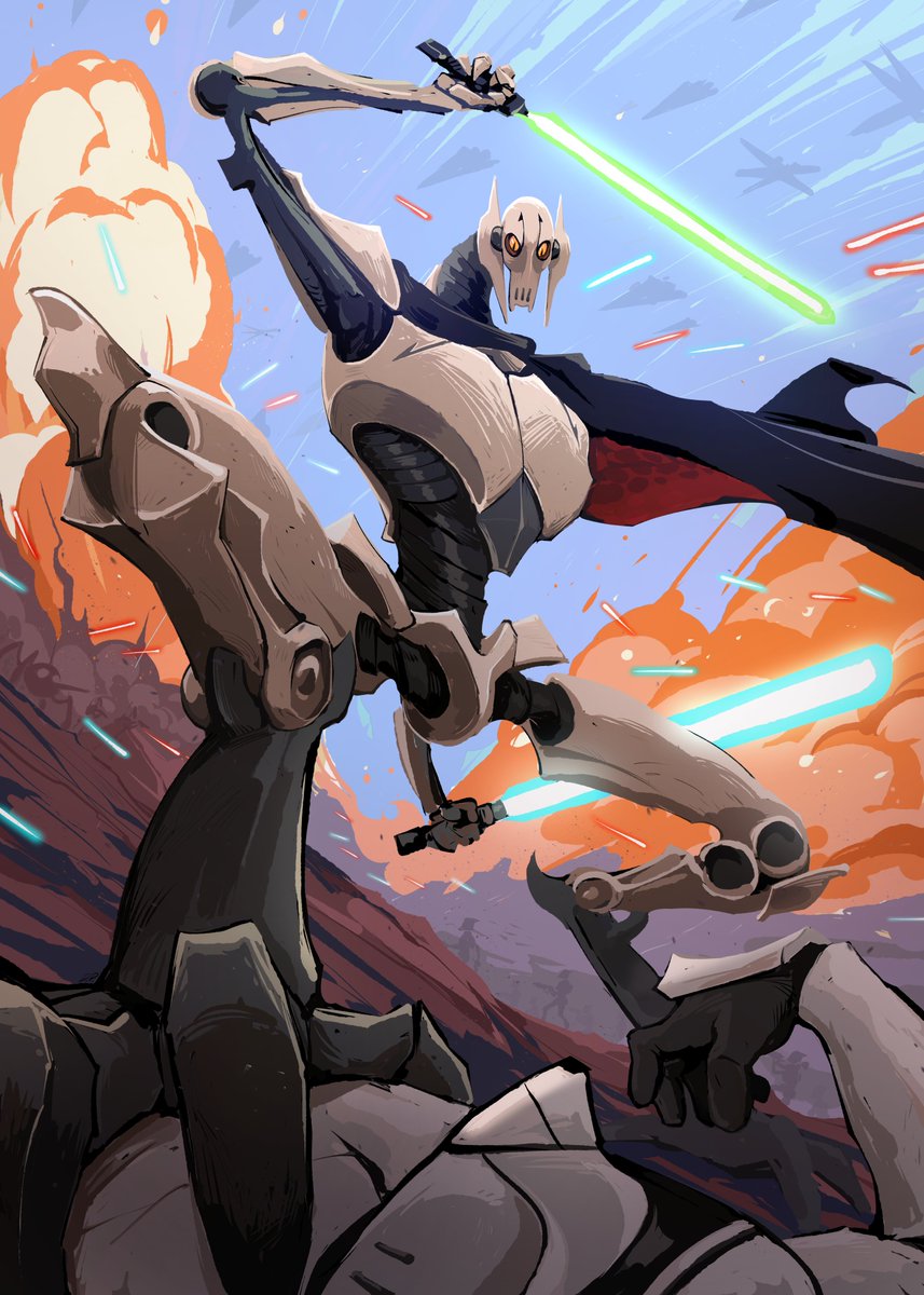 Pom2tair's tweet photo. The dreadfull general.

#starwars #clonewars https://t.co/LfoQdfXNU6