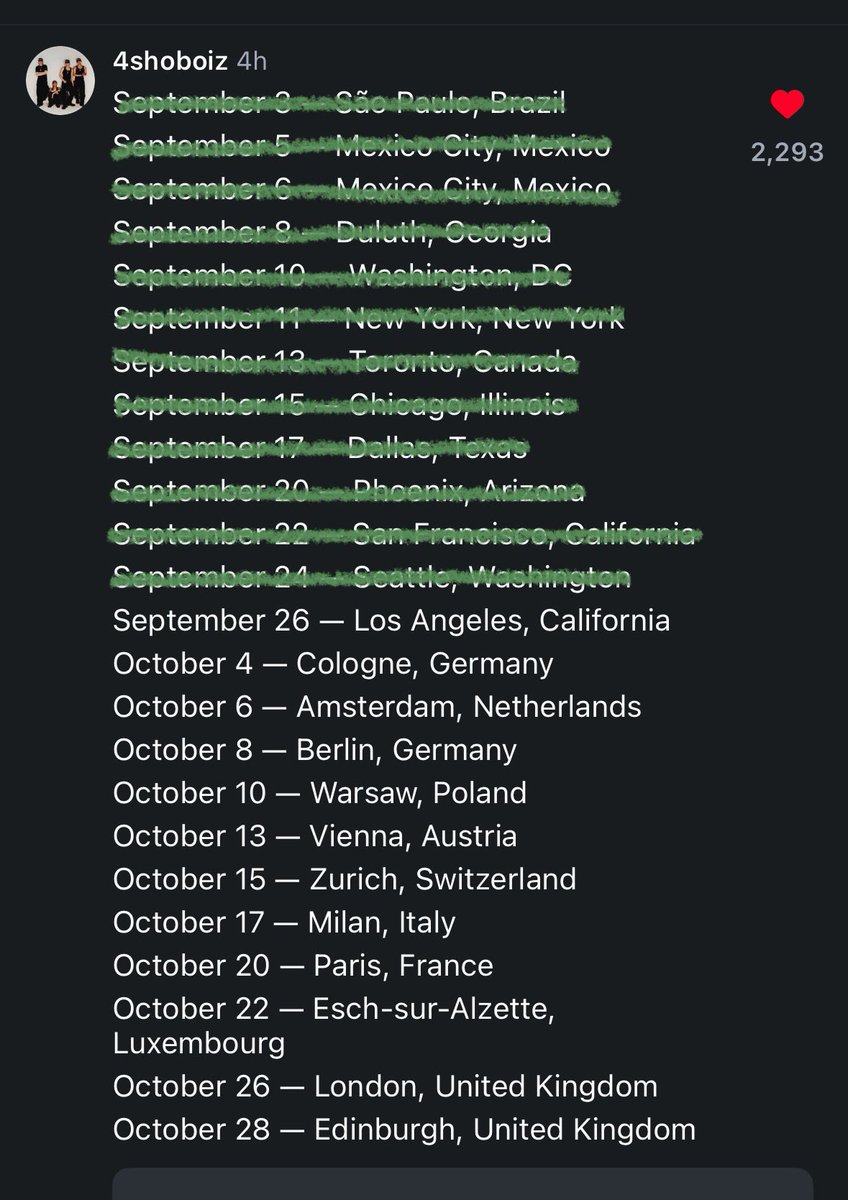 ohyoulic's tweet photo. ga kerasa tour jaypark with lngshot udah setengah jalan (12/24 shows), dan sisa 1 lagi show di LA sebelum mereka ke europe🥺 https://t.co/FTZz6SVkbe