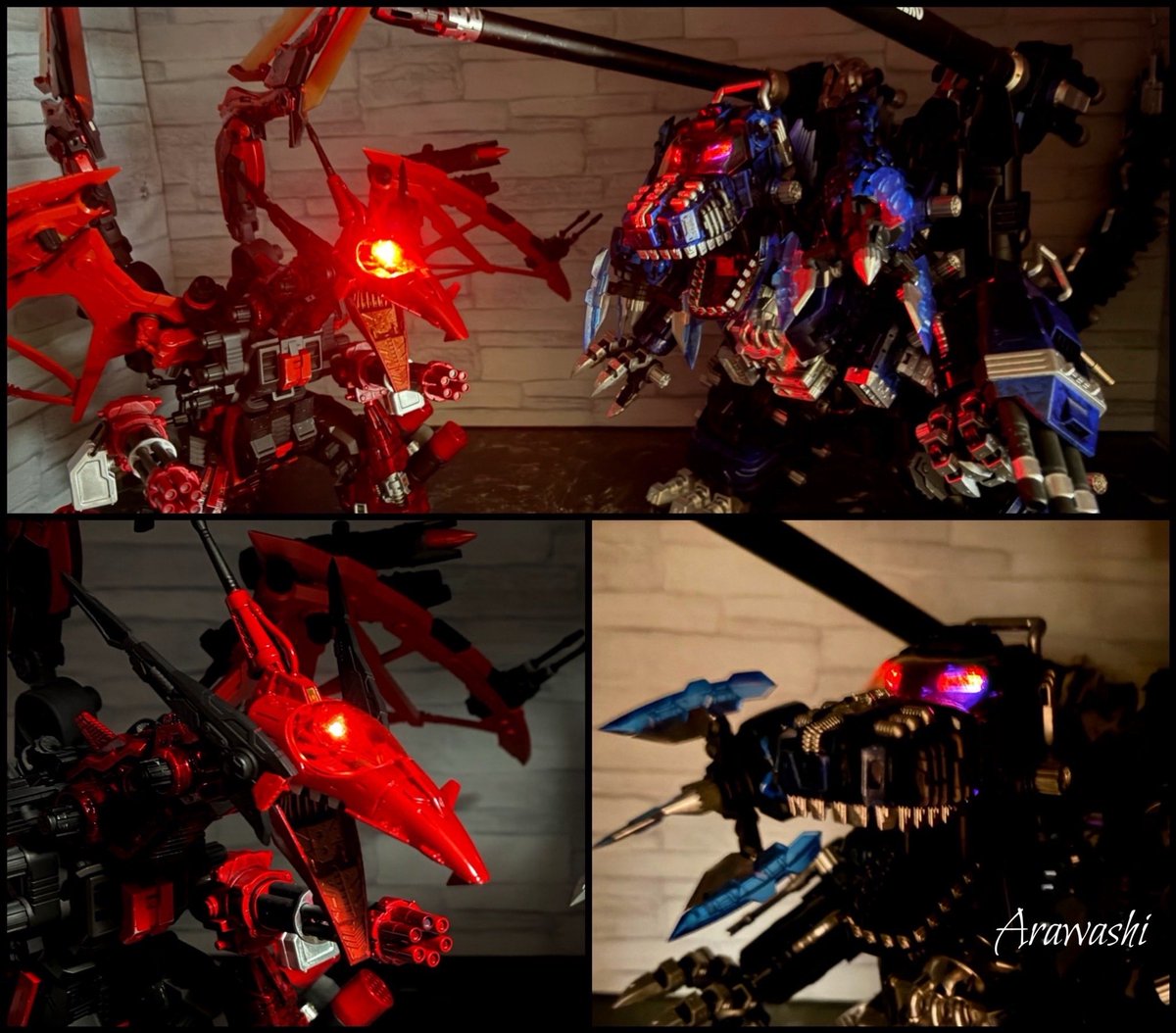 Tukinowakotetsu's tweet photo. 『SALAMANDER VOLCANO』完成！
旧キットでも作ってたんやけど、HMMサラマンダーでも新しく作ってみた。

武器のセレクトでスピード重視のASSAULTと火力重視のDESTROYに換装可能。

ゴジュラスキャノンは少し小さい旧キットのを腹部に搭載してみた。

イメージはUSA版の「炎の悪魔」ラドン！

#ゾイド https://t.co/EAH580evwC