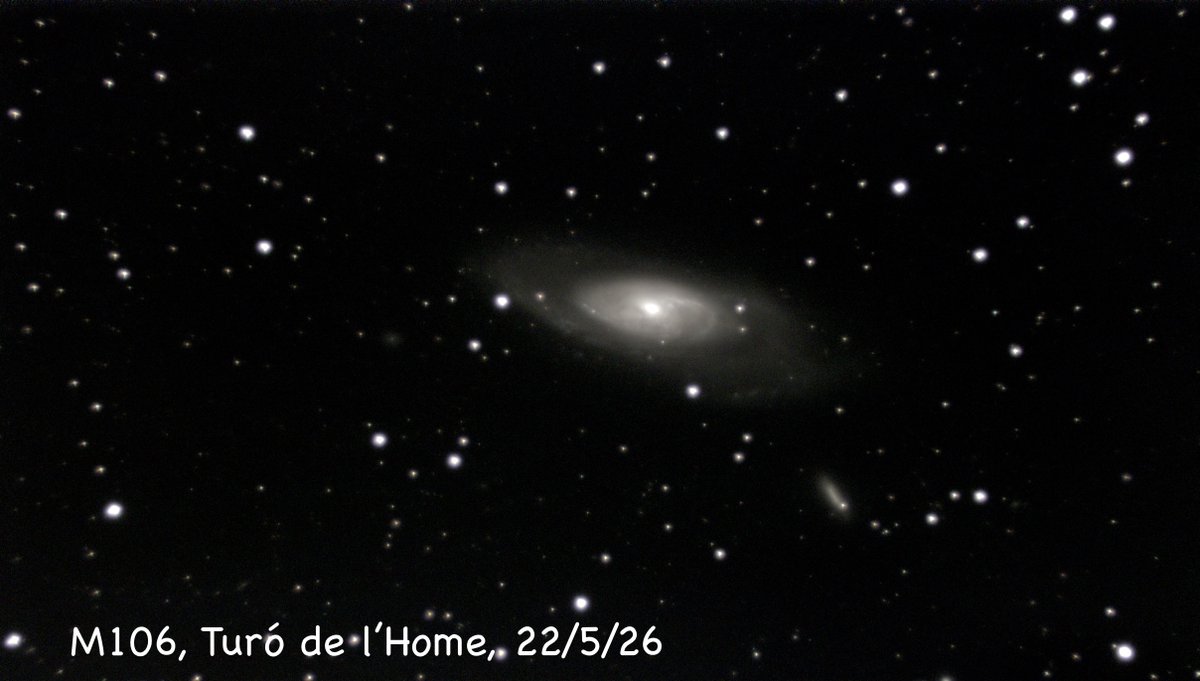 AstroMontseny's tweet photo. GALÀXIES DES DELS INDRETS MÉS FOSCOS AL #MONTSENY. Aquestes meravelles galàctiques són de la Patrícia Canela @Patrici41171997 amb el seu refractor ED80, amb càmera ZWO ASI 715MC. La primera imatge de la galàxia #NGC7331 inclou la seva recent supernova #SN2026aaiv 🤩👌👏 https://t.co/GD6tjDLzwV