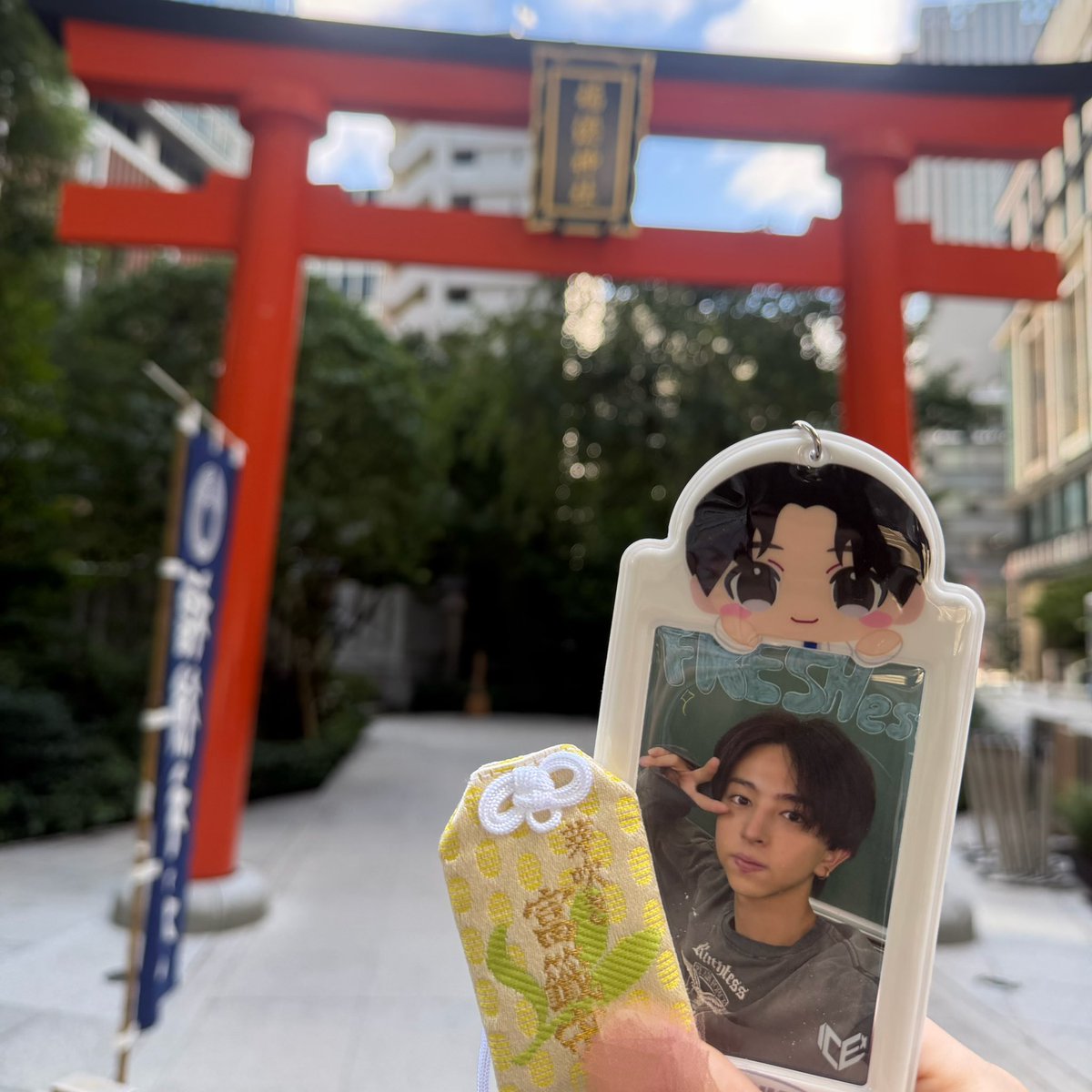 811yary's tweet photo. ツアーファイナルを終えて次のツアーの当選良席祈願してきた🤍絶対当てます✨✨ https://t.co/OmniAy2tsP