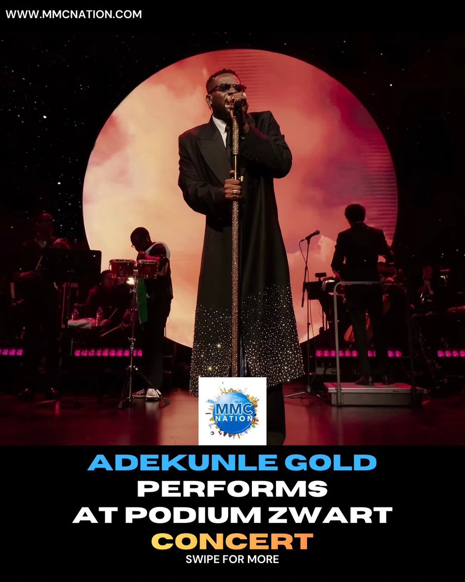 MMCnation's tweet photo. 🔱 Adekunle Gold delivers rock-inspired performances at Podium Zwart Concert in the Netherlands.. 🇳🇱🔥🎸

#adekunlegold #podiumzwartconcert #liveperformance #foryou #explore #fyp https://t.co/o0uTUOBgzo