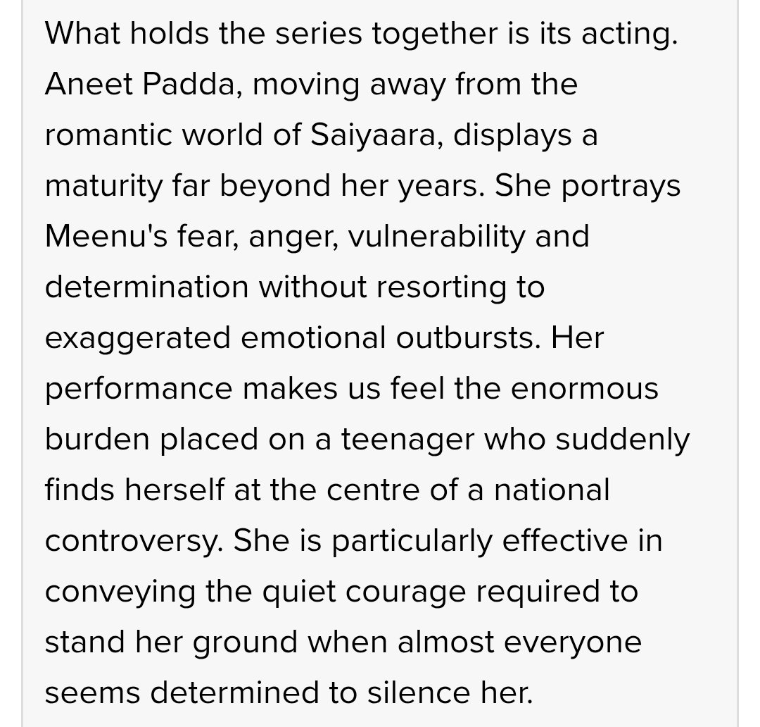 akshaya55598's tweet photo. Aneet getting praised for her acting is my drug! https://t.co/rgny7BjgPQ