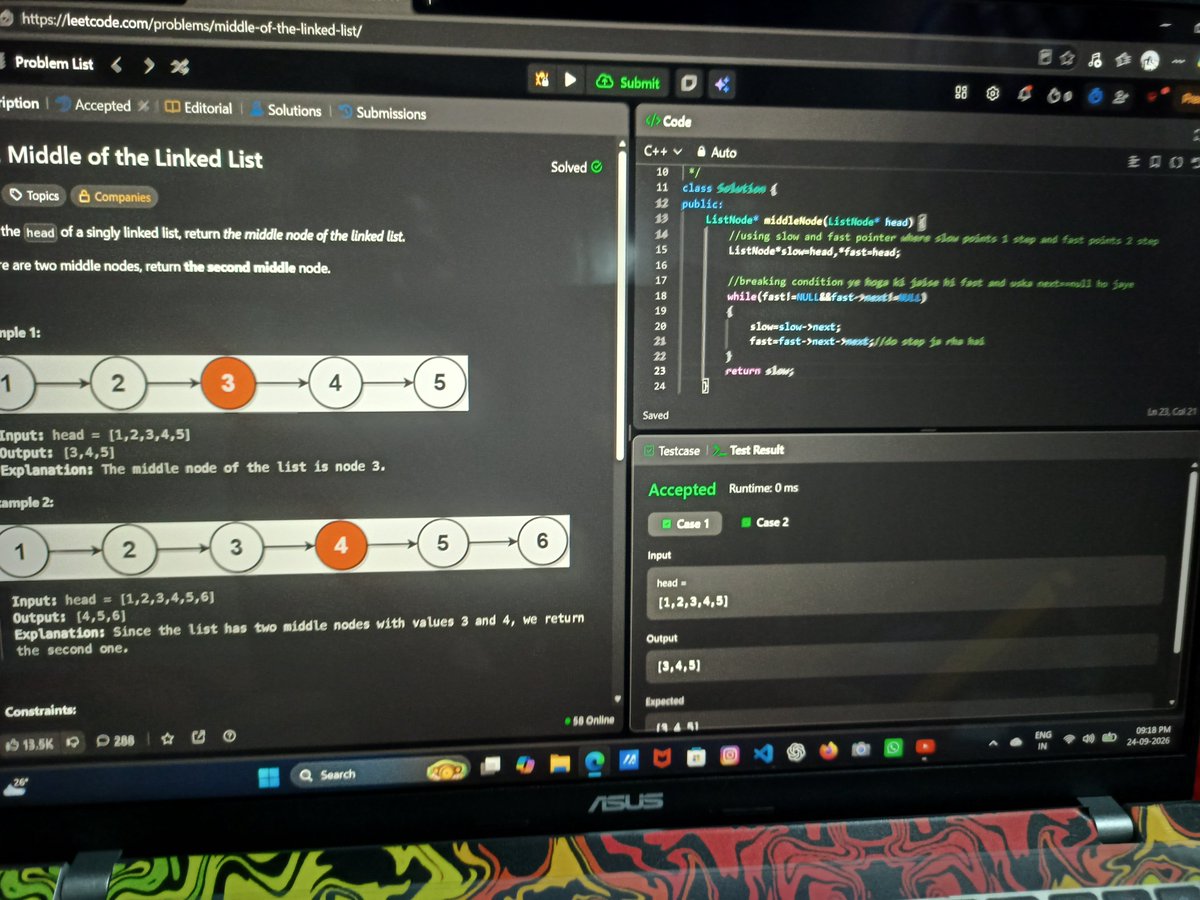 sumit_coder_'s tweet photo. Medium and easy! 
Easy wale ke comment me ek extra / ne rula dia aaj smjh hi nhi aa rha tha kaha error hai 🥺 https://t.co/awhmLskI80