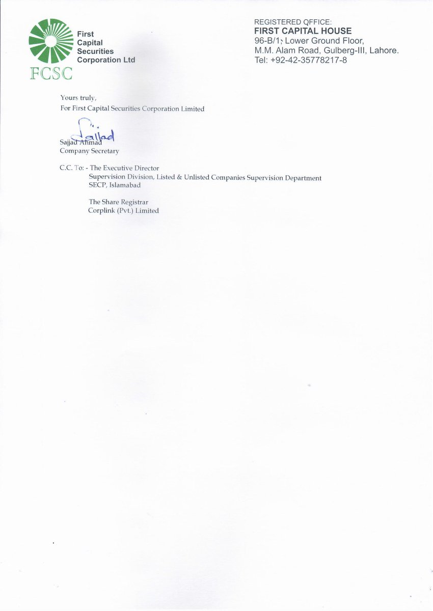 ChasePSXNotices's tweet photo. FCSC: Financial Results for the Year Ended 2026-06-30

𝐀𝐧𝐧𝐮𝐚𝐥 𝐫𝐞𝐬𝐮𝐥𝐭𝐬 𝟐𝟎𝟐𝟔: 𝐜𝐚𝐬𝐡 𝐝𝐢𝐯𝐢𝐝𝐞𝐧𝐝 𝐝𝐞𝐜𝐥𝐚𝐫𝐞𝐝, 𝐛𝐨𝐧𝐮𝐬 𝐬𝐡𝐚𝐫𝐞𝐬 𝐝𝐞𝐜𝐥𝐚𝐫𝐞𝐝, 𝐫𝐢𝐠𝐡𝐭 𝐬𝐡𝐚𝐫𝐞𝐬 𝐝𝐞𝐜𝐥𝐚𝐫𝐞𝐝.

#PSX #Stock #News #FCSC #FinancialResults https://t.co/yo8jVgSy4f