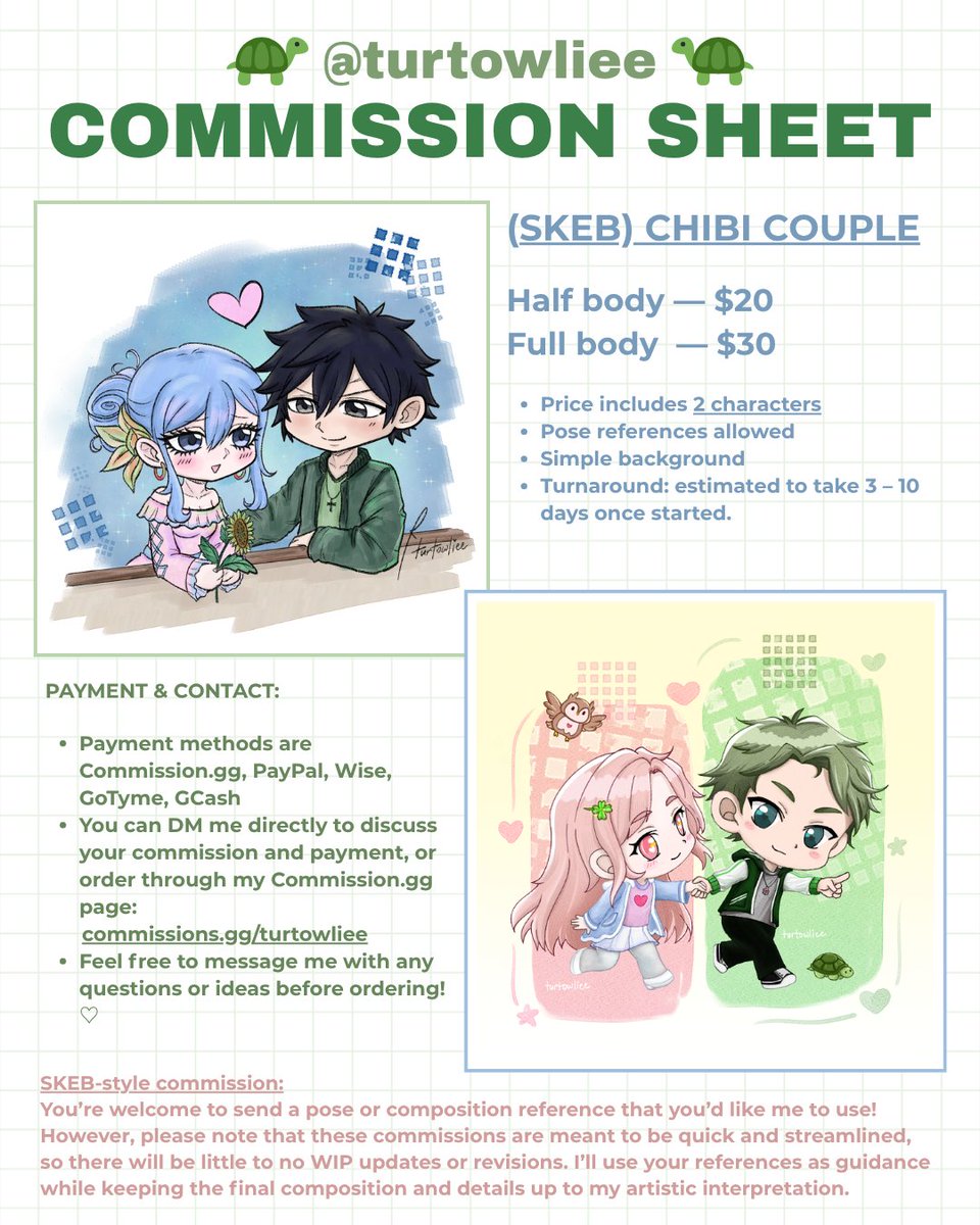 turtowliee's tweet photo. 🚨 EMERGENCY COMMISSIONS OPEN!

Things have been difficult lately, so I'm hoping to make some extra income 🥲

If you're interested in commissioning me, it would genuinely help me a lot right now! 🙏

And if you can't, even a share/retweet would mean so much to me! Thank you! 💙 https://t.co/oQBqjUuYtb