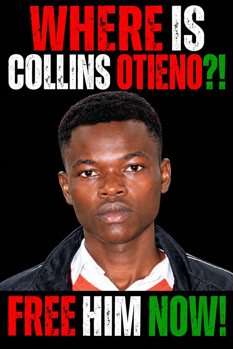 RevoltMankuyio's tweet photo. Where is Colins Ochieng

#FreeCollinsOtieno https://t.co/VYMNqfxYlg
