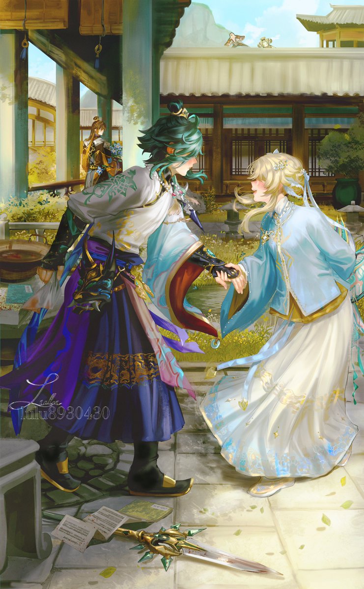 lulu8930430's tweet photo. 🪁🤍#璃月 https://t.co/vQeRAfhTfR