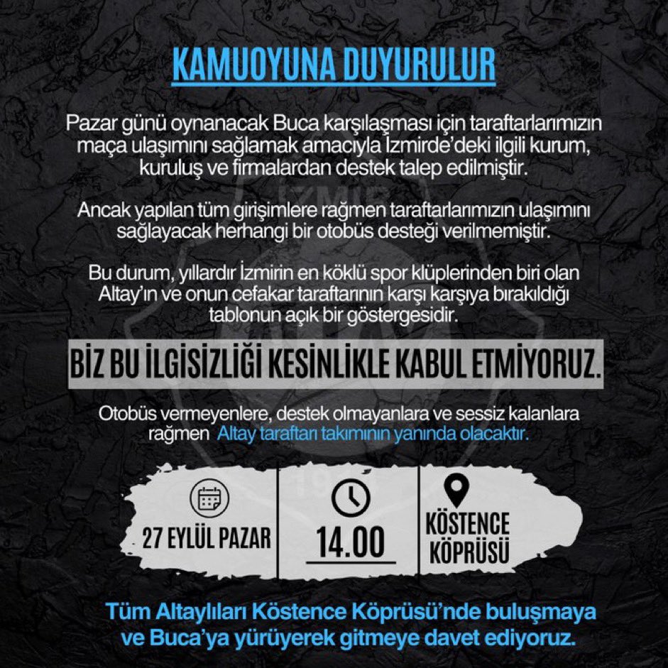 communealtay's tweet photo. belediye ve valilik 3-5 bin bucalının can güvenliğini sağlayamıyorlarsa istifa etmeleri en basit yoldur

ya otobüs ya istila https://t.co/p7bxDzYHV7