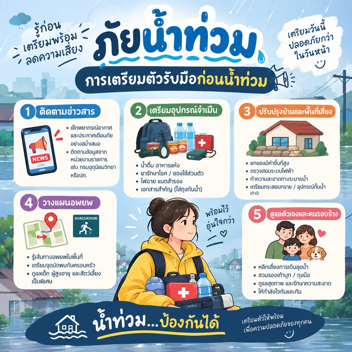 BBA1744's tweet photo. ขอให้คนไทยผ่านไปพร้อมกัน #น้ำท่วม #ฝนตก #กรมอุตุ https://t.co/foDrPNNRs8