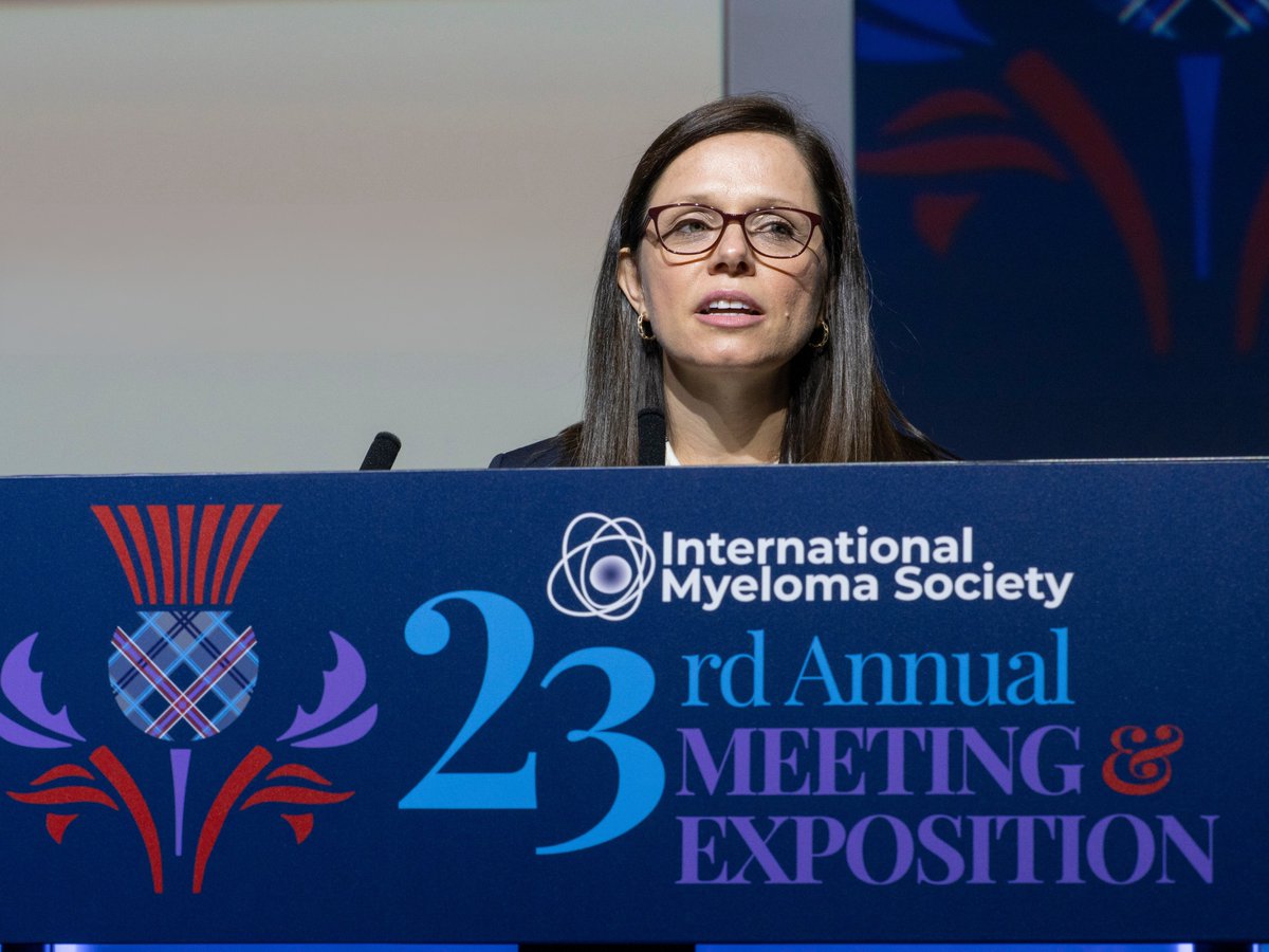 Myeloma Society (@Myeloma_Society) — #IMS26 — conference slide
