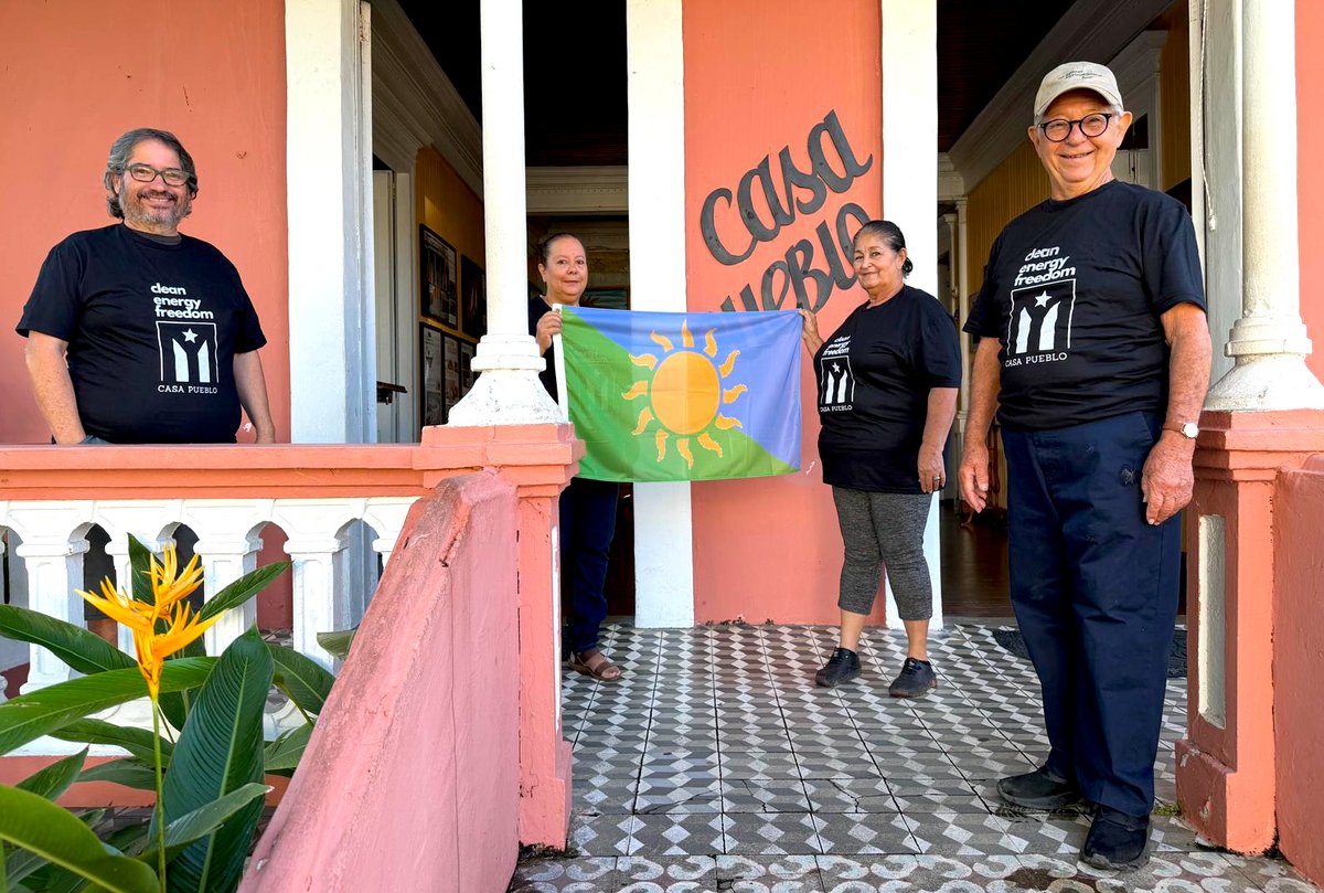 casapuebloorg's tweet photo. ¡Hoy tomamos Nueva York!

Casa Pueblo llega al Climate Week NYC con su reclamo de soberanía energética para Puerto Rico. Pendientes a nuestras redes.

#IndependenciaEnergéticaAHORA #CleanEnergyIndependenceForPRNow #CleanEnergyFreedom #DecolonizePRNow #ClimateWeekNYC https://t.co/IO9TjM0Djx
