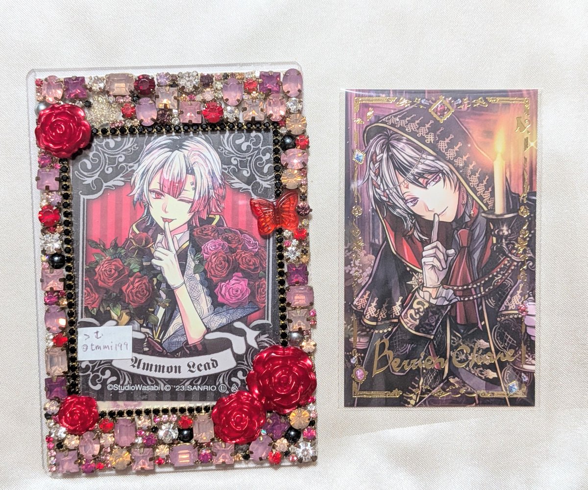 tmmi199's tweet photo. 交換 悪魔執事と黒い猫 あくねこ
Butler's Card Collection vol.10 バトコレ

【譲】
ベリアン✧、フルーレ、ナック、ラムリ、テディ✦、ハナマル✦

【求】
箔：同絵柄アモン
N：アモン、フェネス

✧はアモンとの交換
✦はアモン含む交換 https://t.co/0467YC7zAV