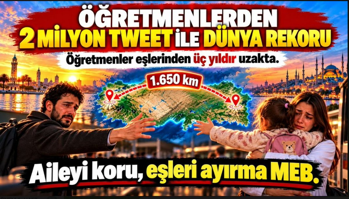 ozdnkcr's tweet photo. Sayın Emine Erdoğan Hanımefendi; aile bütünlüğüne yönelik hassasiyetinizin ayrı kalan öğretmenlere de umut olmasını diliyoruz. #AyrılığaSONverMEB İL EMRİ beklentimizi duyurmanızı rica ediyoruz 🎓. @RTErdogan @EmineErdogan @dbdevletbahceli @burhanduran @hasandogan https://t.co/prIYE31v9l