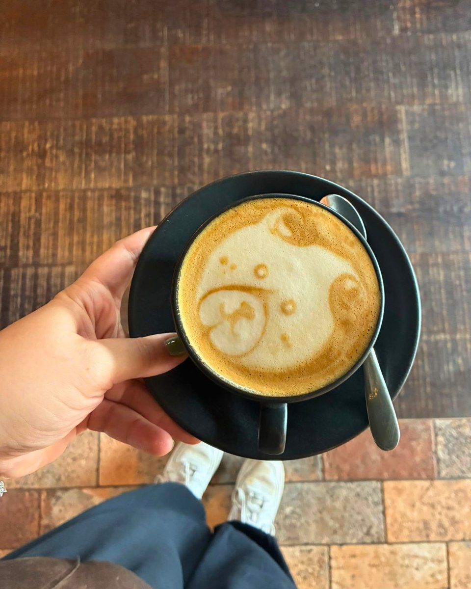 ProjectCoffeeUK's tweet photo. #FlatWhiteFriday ! 🐻❤ https://t.co/2EQ0qcaZmd