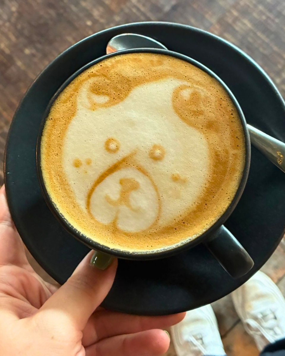 ProjectCoffeeUK's tweet photo. #FlatWhiteFriday ! 🐻❤ https://t.co/2EQ0qcaZmd