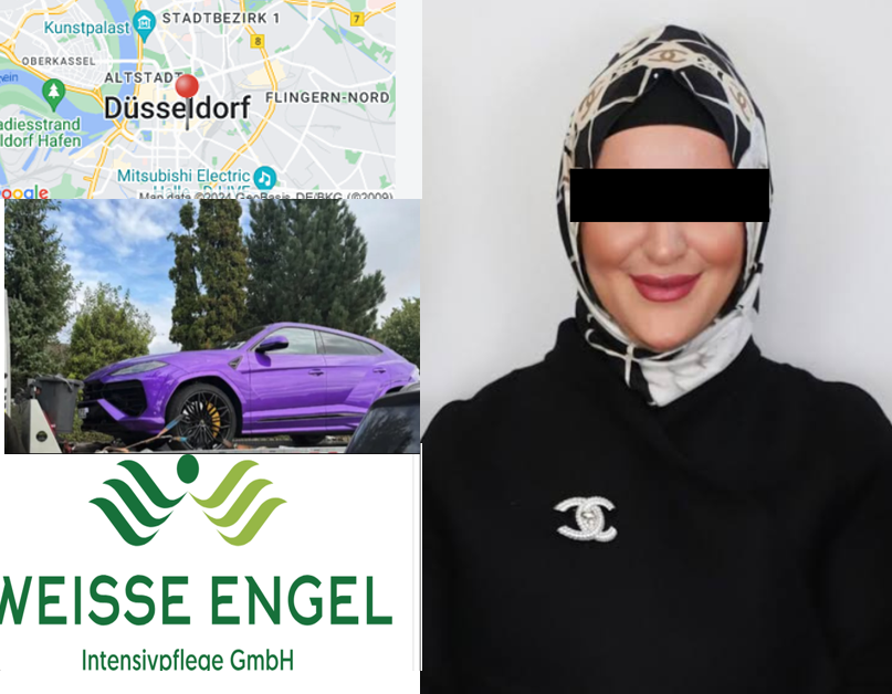 DerGanesha's tweet photo. Die 39-jährige Türkin Zeynep Can soll mit ihrem Pflegedienst mutmaßlich 11 Millionen Euro Schaden verursacht haben. 

Die Firma Weiße Engel Intensivpflege GmbH in Düsseldorf ist erst seit 2023 im Register.Vorwurf: Intensivpflege abgerechnet, die nicht oder nur teilweise erbracht wurde – teils mit unqualifiziertem Personal.

Bei einer Razzia fanden Beamte in einer Wohnung ein pflegebedürftiges Kind in Lebensgefahr. 

Sichergestellt wurden unter anderem lila Lamborghini, Maybach, AMG, 265.000 € Schmuck, 140.000 € Uhren und 51.000 € Bargeld. Can und ihr Mann sitzen in U-Haft.