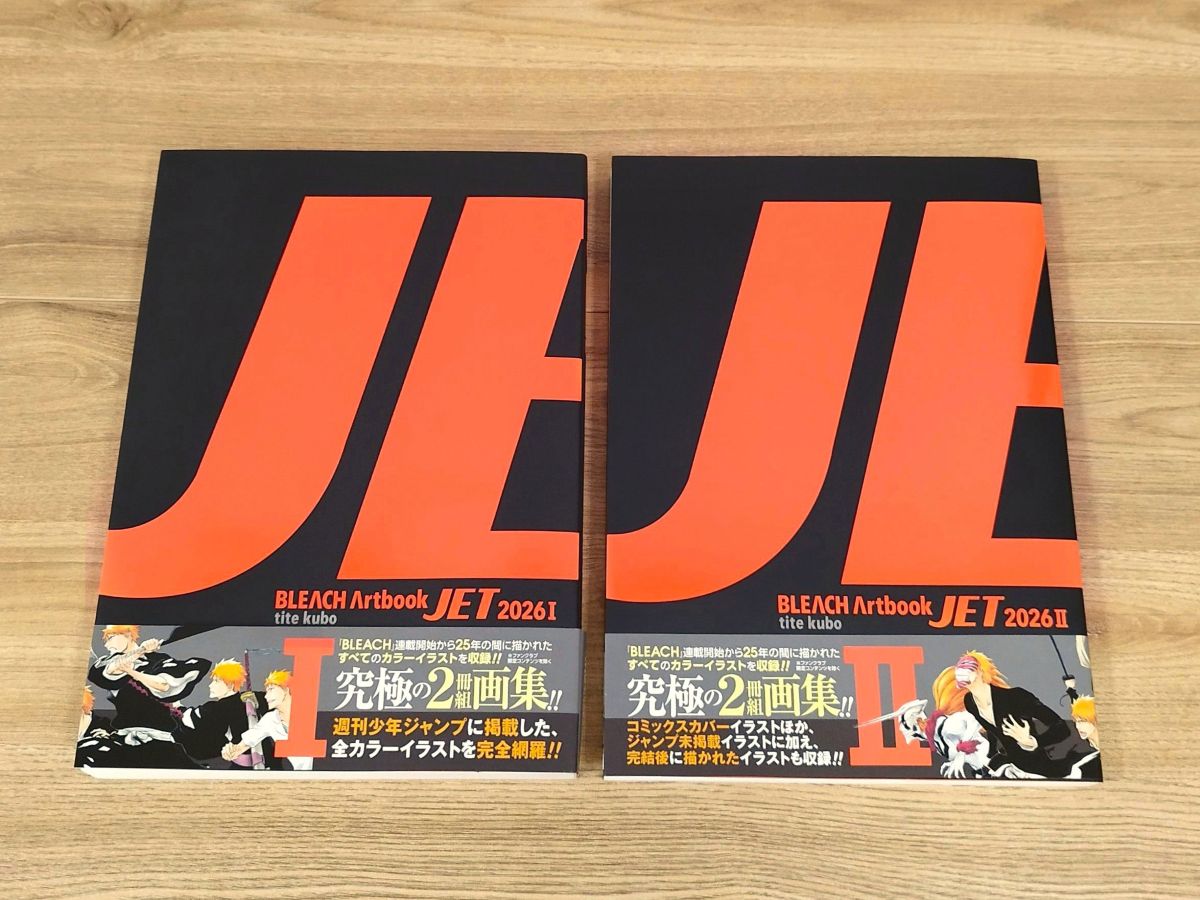 tite_official's tweet photo. ／
「BLEACH Artbook JET 2026」
  発売まであと6日！
＼

『BLEACH イラスト集 JET』が装いを新たに発売！
2018年に発売したイラスト集のインクと用紙で、当時の衝撃を余すことなく再現する完全収録版です！

10月2日(金)の発売日をお楽しみに！
https://t.co/oqdA89xwZ1

#BLEACH #JET
〈スタッフ〉 https://t.co/5sieLnOl83