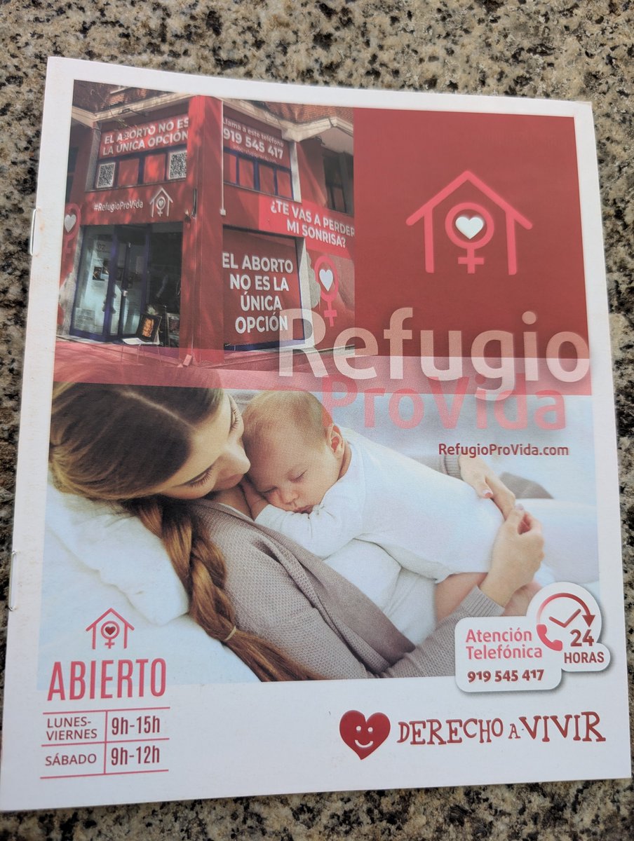 derechoavivir's tweet photo. Hoy me ha dicho una mujer que esté folleto le ha salvado la vida!
(También ha salvado la de su bebé aún por nacer) https://t.co/PkWVBKRupO