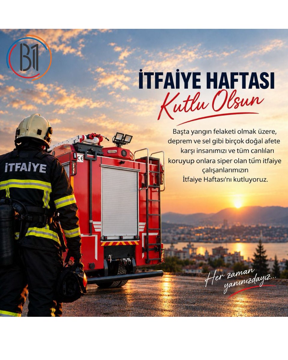 b1yangin's tweet photo. İTFAİYE HAFTASI | 25 EYLÜL – 1 EKİM 2026
Alevlerin karşısında cesaretle duran,
en zor anlarda hayat kurtarmak için görev başında olan, gösterdikleri özveri ve üstün görev bilinci için tüm itfaiye teşkilatımıza teşekkür ederiz.
İtfaiye Haftası kutlu olsun.
#İtfaiyeHaftası https://t.co/vgRJjOdxOn