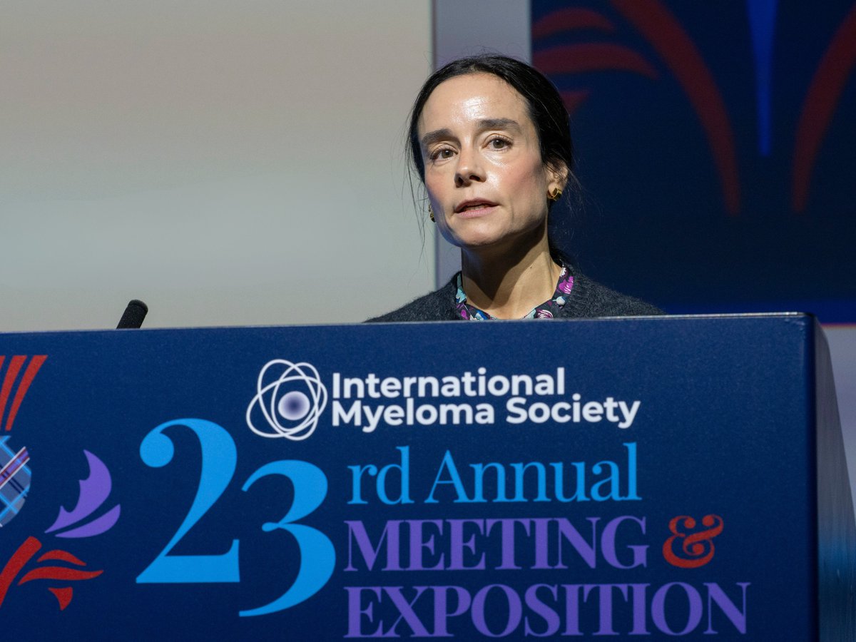 Myeloma Society (@Myeloma_Society) — #IMS26 — conference slide